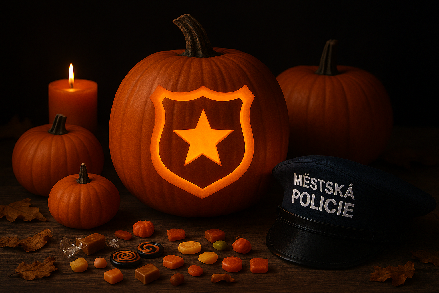 Halloween s aplikací Můj strážník.